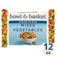 Bowl & Basket Steam in Bag Carrots, Corn, Green Beans & Peas Mixed Vegetables, 12 oz