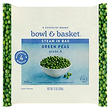 Bowl & Basket Steam in Bag Green Peas , 12 Ounce