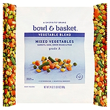Bowl & Basket Carrots, Corn, Green Beans & Peas Mixed Vegetables, 24 oz