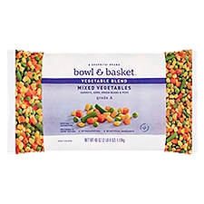 Bowl & Basket Carrots, Corn, Green Beans & Peas, Vegetable Blend Mixed Vegetables, 40 Ounce