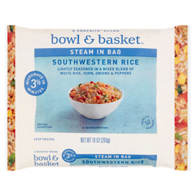 Bowl & Basket Steam in Bag, Southwestern Rice