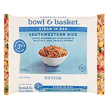Bowl & Basket Southwestern Rice, Steam in Bag, 10 Ounce