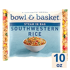 Bowl & Basket Steam in Bag Southwestern Rice, 10 oz, 10 Ounce