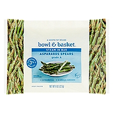 Bowl & Basket Asparagus Spears, Steam in Bag, 8 Ounce