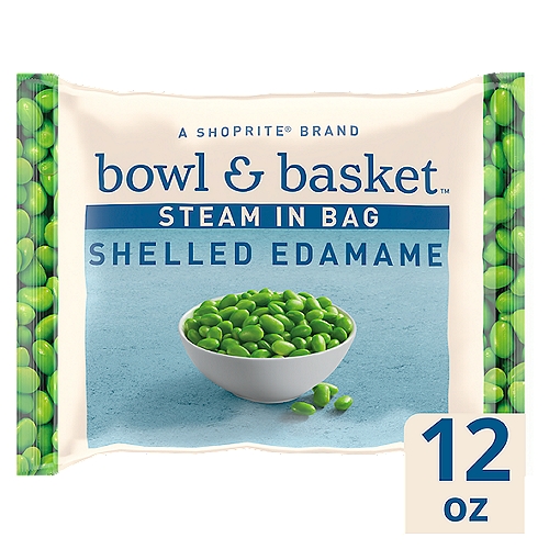 Bowl & Basket Steam in Bag Shelled Edamame, 12 oz