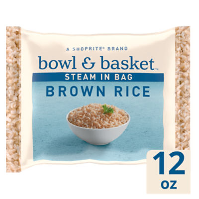 Bowl & Basket Steam in Bag Brown Rice, 12 oz, 12 Ounce