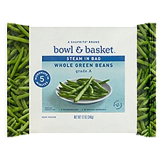 Bowl & Basket Steam in Bag Whole Green Beans, 12 oz