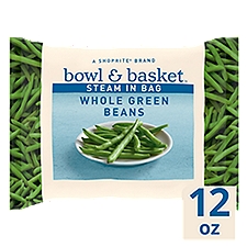 Bowl & Basket Steam in Bag Whole Green Beans, 12 oz
