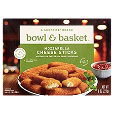 Bowl & Basket Mozzarella Cheese Sticks, 8 oz, 8 Ounce