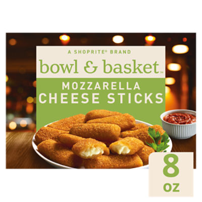 Bowl & Basket Mozzarella Cheese Sticks, 8 oz, 8 Ounce