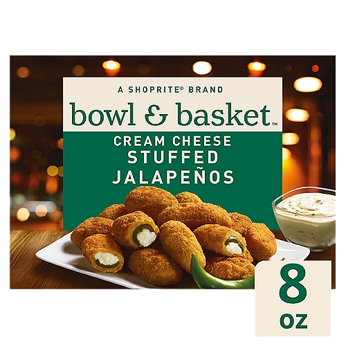 Bowl & Basket Cream Cheese Stuffed Jalapeños, 8 oz