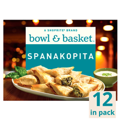 Bowl & Basket Spanakopita, 12 count, 12 oz, 12 Ounce
