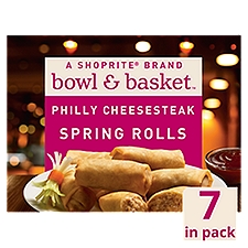 Bowl & Basket Philly Cheesesteak Spring Rolls, 6.3 oz, 7 count