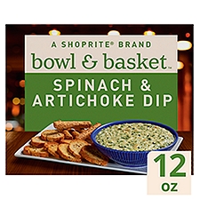 Bowl & Basket Spinach & Artichoke Dip, 12 oz, 12 Ounce