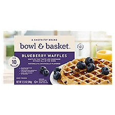 Bowl & Basket Blueberry, Waffles, 12.3 Each
