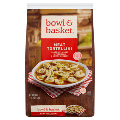 Bowl & Basket Meat Tortellini Pasta, 19 oz