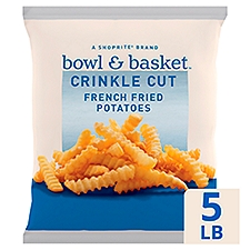 Bowl & Basket Crinkle Cut French Fried Potatoes, 5 lb