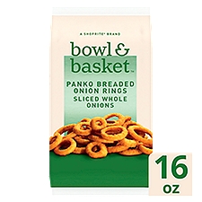 Bowl & Basket Panko Breaded Sliced Whole Onion Rings, 16 oz