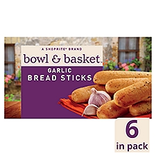 Bowl & Basket Garlic Bread Sticks, 6 count, 10.5 oz, 10.5 Ounce