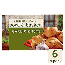 Bowl & Basket Garlic Knots, 6 count, 8 oz, 8 Ounce