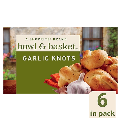 Bowl & Basket Garlic Knots, 6 count, 8 oz