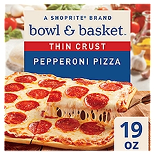 Bowl & Basket Thin Crust Pepperoni Pizza, 19 oz