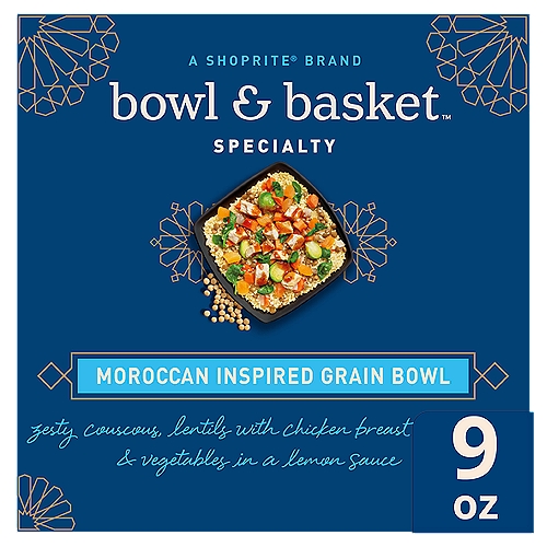 Bowl & Basket Specialty Moroccan Inspired Grain Bowl, 9 oz
