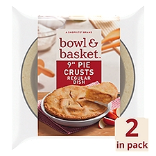 Bowl & Basket Regular Dish 9" Pie Crusts, 2 count, 10 oz, 10 Ounce