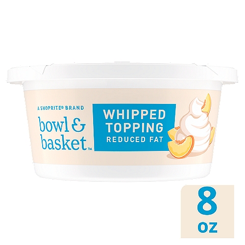 Bowl & Basket Reduced Fat Whipped Topping, 8 oz