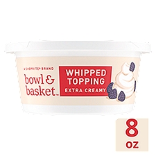 Bowl & Basket Extra Creamy Whipped Topping, 8 oz, 8 Ounce