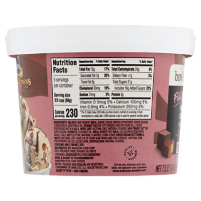 Bowl & Basket Fully Loaded Moose Tracks Ice Cream, 1.5 qt