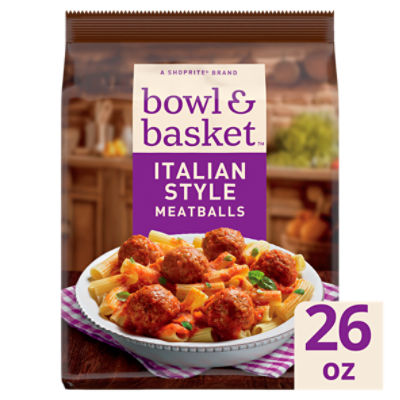 Bowl & Basket Italian Style Meatballs, 26 oz