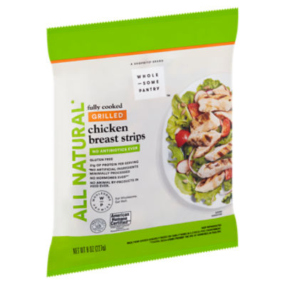 Wholesome Pantry Grilled Chicken Breast Strips, 8 oz