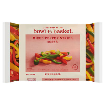 Bowl & Basket Mixed Pepper Strips, 16 oz