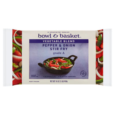 Bowl & Basket Pepper & Onion Stir Fry Vegetable Blend, 16 oz