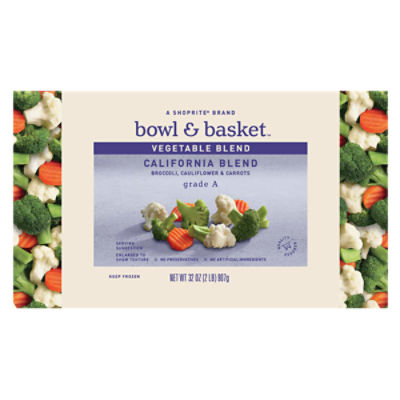 Bowl & Basket California Blend, Broccoli, Cauliflower and Carrots, 32 oz, 32 Ounce