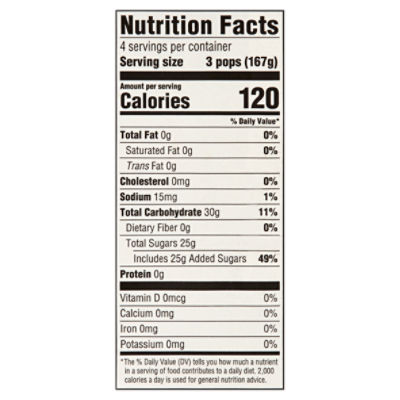 Bowl & Basket Red, White & Blue Freedom Pops, 1.75 fl oz, 12 count