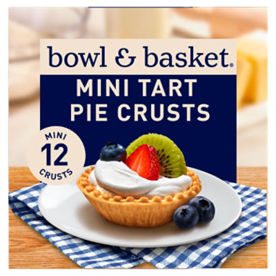 Bowl & Basket Mini Tart Pie Crusts, 0.71 oz, 12 count