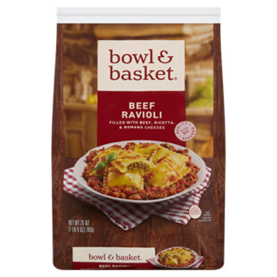 Bowl & Basket Beef Ravioli, 25 oz