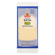 ShopRite Natural Swiss Cheese Slices, 16 Ounce