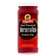 ShopRite Horseradish, Beet Flavored Coarse Cut, 8 Ounce
