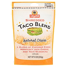 ShopRite Taco Blend Cheese - Shredded, 8 Ounce