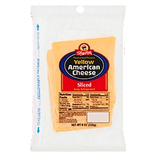 ShopRite Sliced Yellow American, Cheese, 8 Ounce
