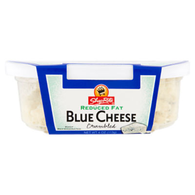 ShopRite Reduced Fat Crumbled Blue Cheese, 4 oz