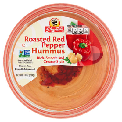 ShopRite Roasted Red Pepper, Hummus