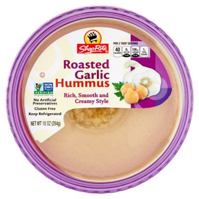 ShopRite Roasted Garlic, Hummus