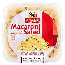 ShopRite Macaroni Salad, 16 Ounce