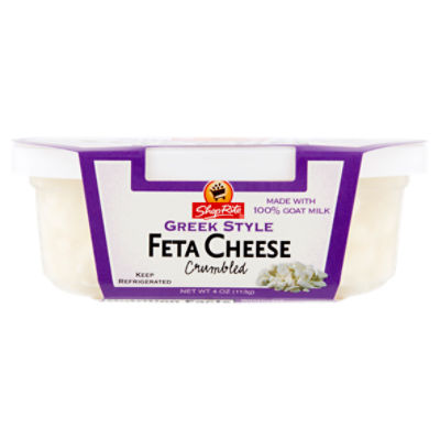 ShopRite Greek Style Crumbled Feta Cheese, 4 oz, 4 Ounce