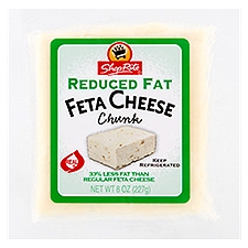 ShopRite Reduced Fat Chunk Feta Cheese, 8 oz