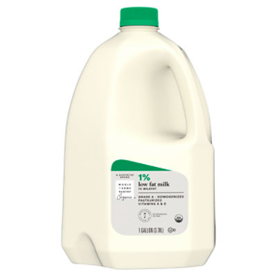 Wholesome Pantry Organic 1% Low Fat Milk, 1 gallon